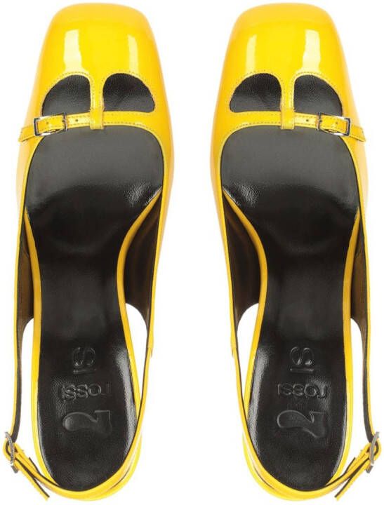 Sergio Rossi SI Rossi 85mm slingback pumps Yellow