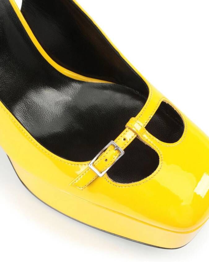 Sergio Rossi SI Rossi 85mm slingback pumps Yellow