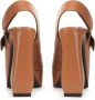 Sergio Rossi SI Rossi 90mm leather sandals Brown - Thumbnail 3