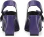 Sergio Rossi SI ROSSI 90mm leather sandals Purple - Thumbnail 3