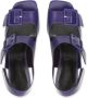 Sergio Rossi SI ROSSI 90mm leather sandals Purple - Thumbnail 4