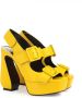 Sergio Rossi SI Rossi 90mm leather sandals Yellow - Thumbnail 2