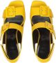 Sergio Rossi SI Rossi 90mm leather sandals Yellow - Thumbnail 4