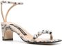 Sergio Rossi snakeskin-effect sandals Neutrals - Thumbnail 2