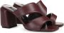 Sergio Rossi Songy 80mm leather mules Red - Thumbnail 2