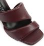 Sergio Rossi Songy 80mm leather mules Red - Thumbnail 5