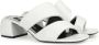 Sergio Rossi Spongy 45mm leather sandals White - Thumbnail 2