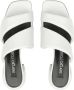 Sergio Rossi Spongy 45mm leather sandals White - Thumbnail 4