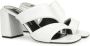 Sergio Rossi Spongy 80mm leather sandals White - Thumbnail 2