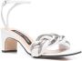 Sergio Rossi square-toe 70mm heeled sandals White - Thumbnail 2