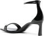 Sergio Rossi square-toe patent sandals Black - Thumbnail 3