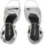 Sergio Rossi Sr Akida 135mm sandals Silver - Thumbnail 4