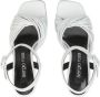 Sergio Rossi sr Akida 80mm leather sandals White - Thumbnail 4