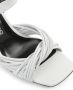Sergio Rossi sr Akida 80mm leather sandals White - Thumbnail 5