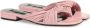 Sergio Rossi sr Akida woven leather sandals Pink - Thumbnail 2