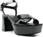 Sergio Rossi sr Alicia 85mm platform sandals Black - Thumbnail 2