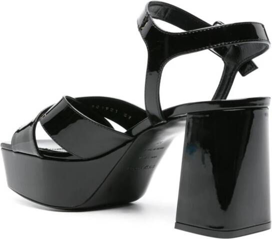 Sergio Rossi sr Alicia 85mm platform sandals Black