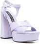 Sergio Rossi sr Alicia 90mm platform sandals Purple - Thumbnail 2