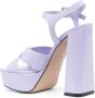 Sergio Rossi sr Alicia 90mm platform sandals Purple - Thumbnail 3
