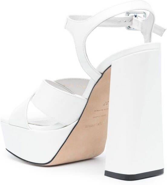 Sergio Rossi Sr Alicia 90mm platform sandals White