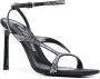 Sergio Rossi Sr Aracne 100mm crystal-embellished sandals Black - Thumbnail 2