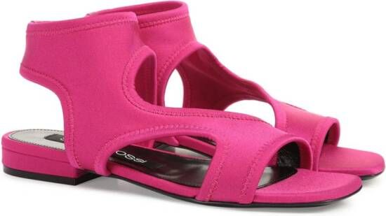 Sergio Rossi Sr Jane cut-out sandals Pink