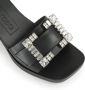 Sergio Rossi Sr Jelly 40mm buckled mules Black - Thumbnail 5