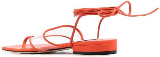 Sergio Rossi Sr Lunettes open-toe sandals Orange