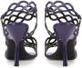 Sergio Rossi sr Mermaid 60mm leather sandals Purple - Thumbnail 3