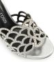 Sergio Rossi SR Mermaid 90mm leather mules Silver - Thumbnail 5