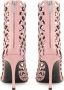 Sergio Rossi SR Mermaid 90mm perforated ankle boots Pink - Thumbnail 3