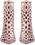 Sergio Rossi SR Mermaid 90mm perforated ankle boots Pink - Thumbnail 4
