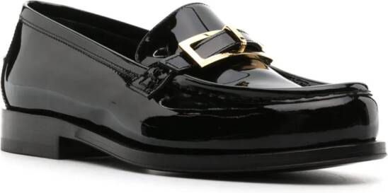 Sergio Rossi Sr Nora leather loafers Black
