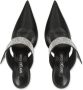 Sergio Rossi Sr Paris 95mm leather mules Black - Thumbnail 4