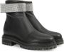 Sergio Rossi SR Paris crystal-strap ankle boots Black - Thumbnail 2