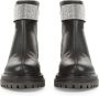 Sergio Rossi SR Paris crystal-strap ankle boots Black - Thumbnail 4