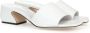 Sergio Rossi SR Rossi 45mm leather mules White - Thumbnail 2