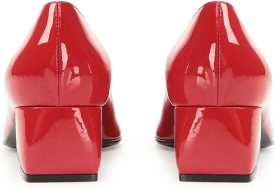 Sergio Rossi SR Rossi 45mm leather pumps Red