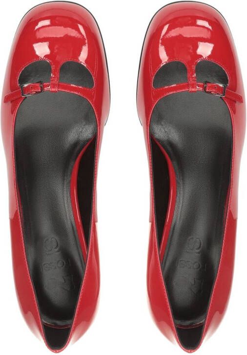 Sergio Rossi SR Rossi 45mm leather pumps Red