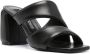 Sergio Rossi SR Songy 80mm leather sandals Black - Thumbnail 2