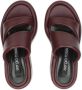 Sergio Rossi sr Spongy platform leather sandals Red - Thumbnail 3