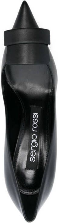 Sergio Rossi SR1 70mm nappa-leather pumps Black