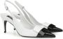 Sergio Rossi SR1 75mm slingback leather pumps White - Thumbnail 2