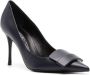Sergio Rossi Sr1 95mm leather pumps Blue - Thumbnail 2
