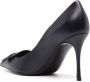 Sergio Rossi Sr1 95mm leather pumps Blue - Thumbnail 3
