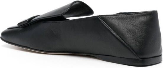 Sergio Rossi SR1 nappa-leather loafers Black