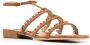 Sergio Rossi stud-embellished leather sandals Brown - Thumbnail 2