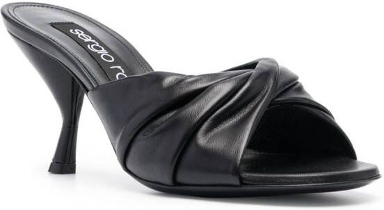 Sergio Rossi twist-detail 90mm sandals Black