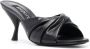 Sergio Rossi twist-detail 90mm sandals Black - Thumbnail 2