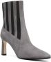 Sergio Rossi two-tone suede ankle boots Grey - Thumbnail 2